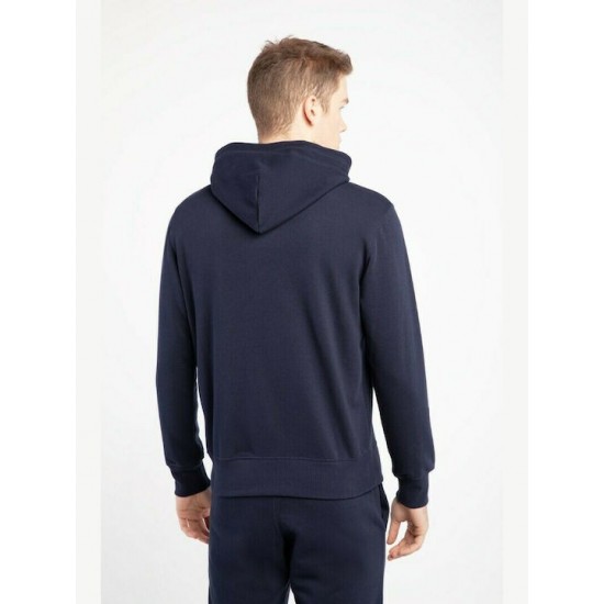 CHAMPION LOGO HOODIE RIB CUFF