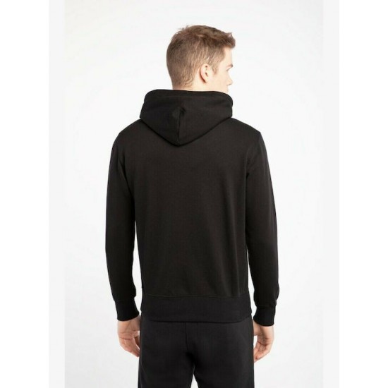 CHAMPION LOGO HOODIE BLACK