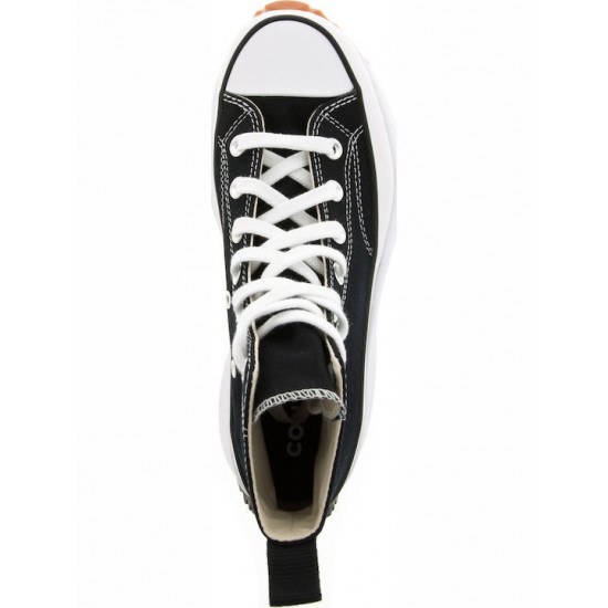 Converse Run Star Hike Hi Flatforms Μποτάκια Μαύρα 166800C
