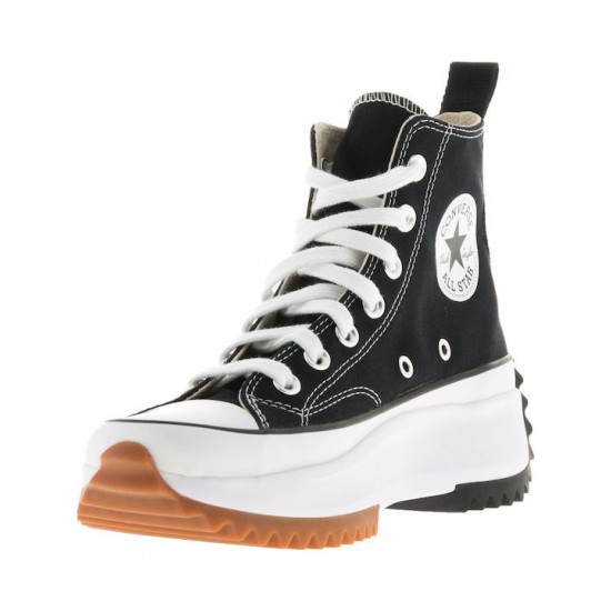 Converse Run Star Hike Hi Flatforms Μποτάκια Μαύρα 166800C