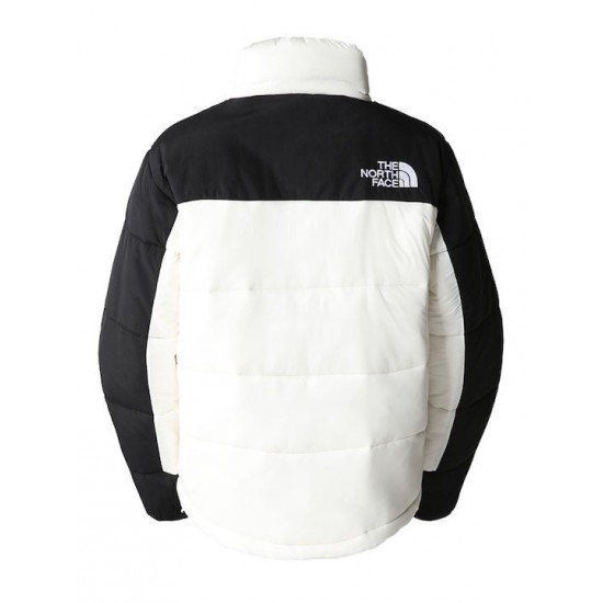 The North Face Himalayan Insulated Κοντό Puffer Μπουφάν White/Black NF0A4R35N3N