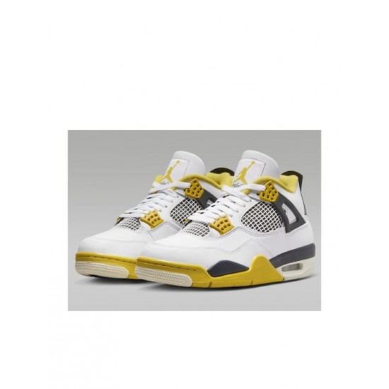 Jordan 4 Retro Vivid Sulfur Κίτρινα AQ9129-101